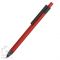 Ручка металлическая шариковая Haptic soft-touch, красная