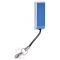 USB flash-карта Slider, синяя, на шнурке
