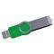 USB flash-карта Swing, зеленая, открытая