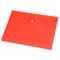 Папка-конверт с кнопкой А4, красная