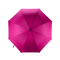 Зонт-трость Радуга, полуавтомат, ярко-розовый, купол