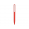 Ручка пластиковая шариковая Bon soft-touch, красная, вид сзади