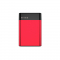 Внешний аккумулятор Apria 10000 mAh, красный, вид спереди