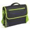 Конференц-сумка Active с карманом на молнии, зеленая