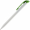 Ручка шариковая Favorite, белая с зелёным