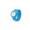 Силиконовые слэп-часы, комбирированные, светло-синие