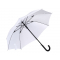 Зонт-трость Reviver  с куполом из переработанного пластика, белый