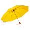 Зонт Wood, полуавтомат, 3 сложения, желтый