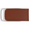 USB-флешка на 16 Гб Vigo с магнитным замком, светло-коричневая, общий вид