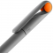Ручка шариковая Prodir DS1 TMM Dot, серая с ярко-оранжевым
