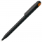 Ручка, черная с оранжевым