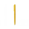 Ручка пластиковая soft-touch шариковая Plane, желтая, вид сбоку