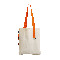 Шоппер Superbag с ремувкой 4sb, неокрашенный с оранжевым