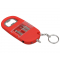 Брелок-открывалка с отвертками и фонариком Uni софт-тач, красный