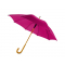 Зонт-трость Радуга, полуавтомат, ярко-розовый