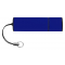 USB-флешка на 16 Гб Borgir с колпачком, темно-синяя, общий вид