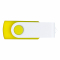 Флешка TWIST WHITE CLIP COLOR 3.0, жёлтая