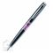 Шариковая ручка Libra Black, чёрная с фиолетовым