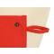 Складная хлопковая сумка для шопинга Gross с карманом, 180 г/м2, красная