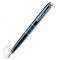 Шариковая ручка Libra Black, чёрная с синим