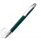 Ручка шариковая VIEW, покрытие soft touch, темно-зеленая