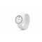 Силиконовые слэп-часы, комбирированные, белые