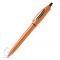 Шариковая ручка S!, оранжевая, дизайн обратной стороны