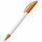 Ручка шариковая DS3 TPP Special, белая с оранжевым, вид сбоку