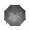 Зонт-трость Okobrella с деревянной ручкой и куполом из переработанного пластика, серый