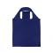 Складная сумка Reviver из переработанного пластика, синяя, вид спереди