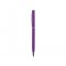 Ручка металлическая шариковая Атриум софт-тач, фиолетовая, вид сбоку