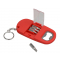 Брелок-открывалка с отвертками и фонариком Uni софт-тач, красный, открытый