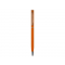 Ручка металлическая шариковая Атриум софт-тач, оранжевая общий вид