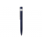 Ручка шариковая металлическая Matteo soft-touch, темно-синяя