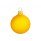 Стеклянный шар на елку Fairy tale Opal, 6 см, матовый, желтый