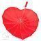 Зонт-трость Сердце, полуавтоматический, конструкция