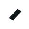 USB-флешка промо в виде скрепки, черная