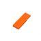 USB-флешка промо в виде скрепки, оранжевая