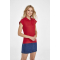 Рубашка поло Prescott Women 170, женская, красная, пример использования