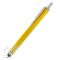Шариковая ручка Finger со стилусом, желтая