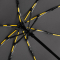 Зонт складной AOC Mini ver.2, желтый, спицы