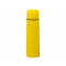Термос Ямал Soft Touch с чехлом, желтый