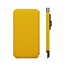 Набор Power Bag 10000, желтый, внешний аккумулятор и ручка