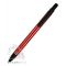 Ручка шариковая Аякс, красная, вид спереди