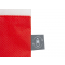 Сумка-шоппер двухцветная Reviver из нетканого переработанного материала RPET, красная