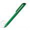 Ручка шариковая FLOW PURE, c покрытием soft touch и прозрачным клипом, зеленая