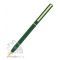 Ручка металлическая шариковая Жако, тёмно-зелёная