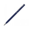 Ручка металлическая шариковая Атриум софт-тач, тёмно-синяя