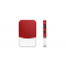 USB хаб Mini iLO Hub, красный, общий вид