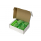 Подарочный набор Dreamy hygge с пледом и термокружкой, зеленый, в коробке